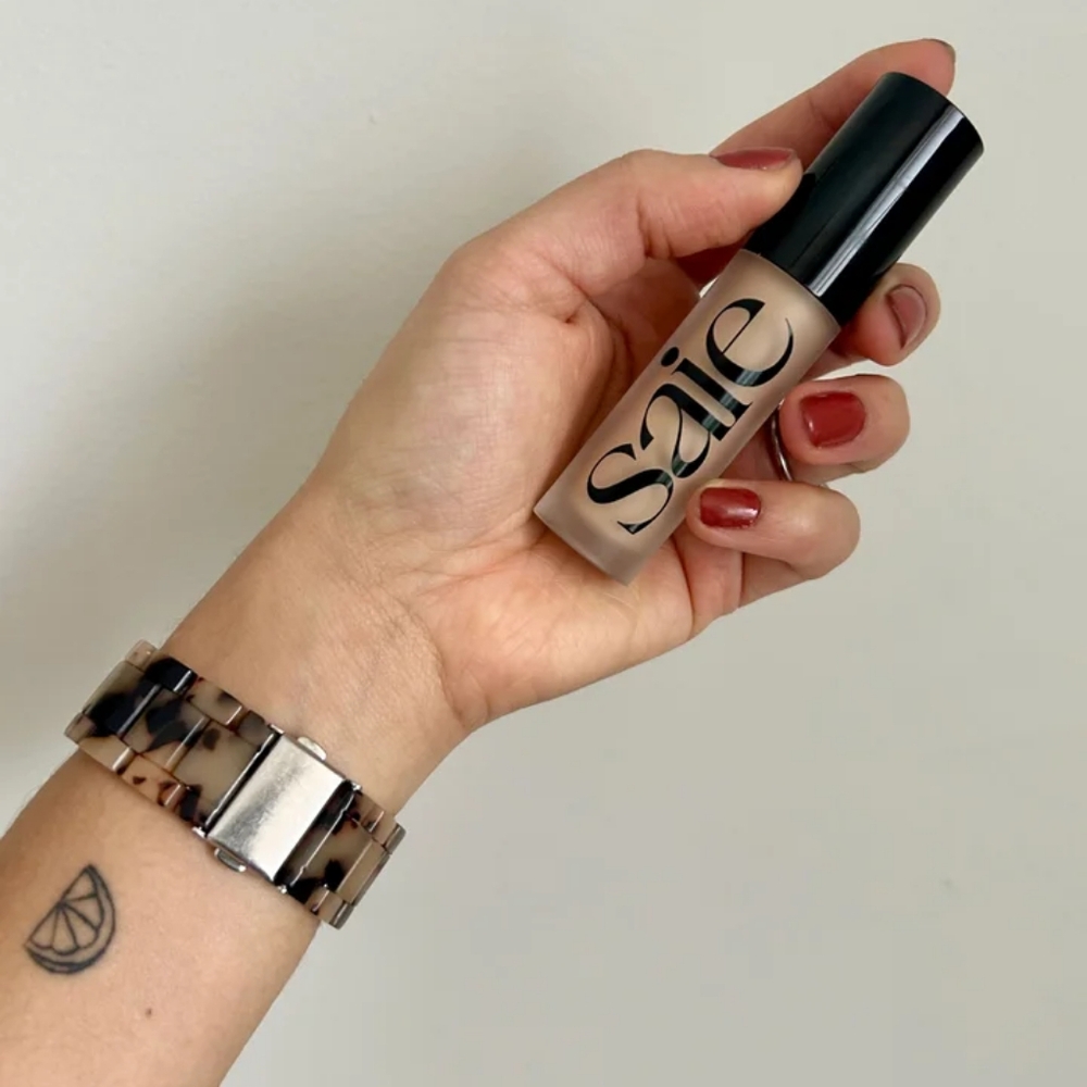 Saie Slip Tint Radiant All-Over Concealer + Brush